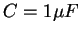 \( C=1\mu F \)